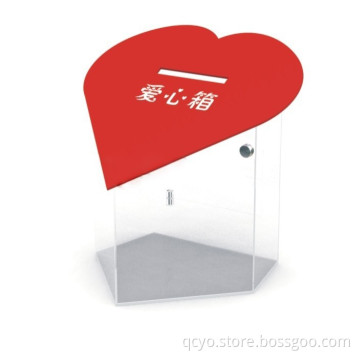 acrylic donation box, acrylic ballot box ,suggestion box ,fundraising box,money box